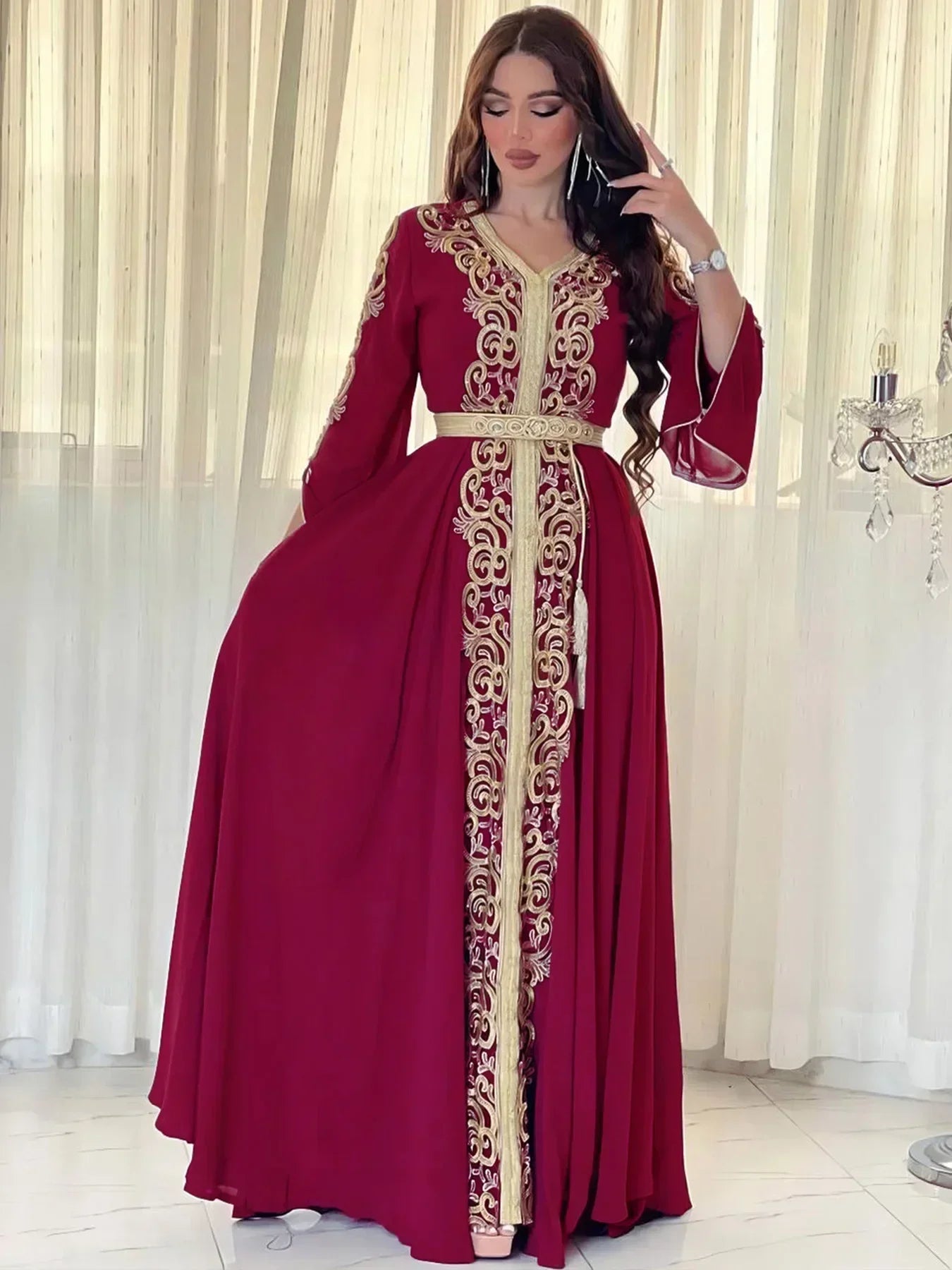 Eid Muslim Party Dress for Women Abaya Emboridery Jalabiya Morocco Dresses Abayas Kaftan Abaya Islam Vestidos Arab Long Robe