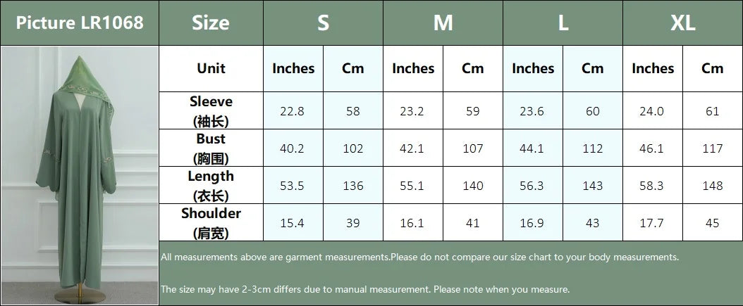 Uni 2025 Muslim Womens Clothing Nida Embroidery Abaya Dubai Cardigan Modest Abaya Womens Dresses with Matching Hjiab