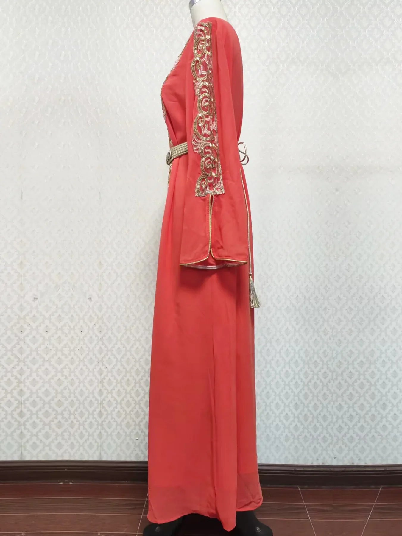 Eid Muslim Party Dress for Women Abaya Emboridery Jalabiya Morocco Dresses  Abayas Kaftan Abaya Islam Vestidos Arab Long Robe