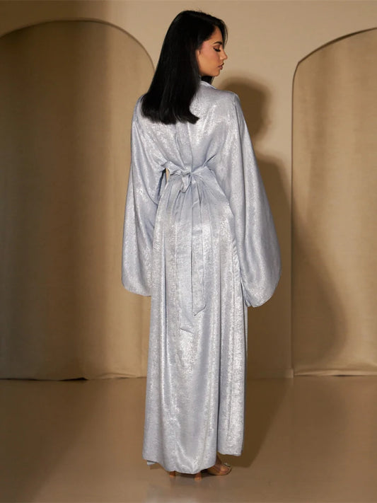 Shiny Satin Abaya Dubai