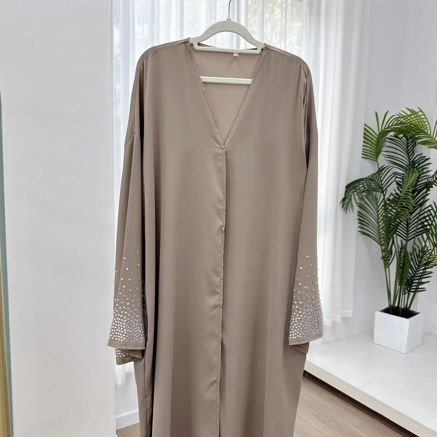 Diamonds Abaya Dubai Luxury Muslim Party Dress Kimono Abayas for Women Ramadan Eid Islamic Clothes Moroccan Kaftan Robe Musulman
