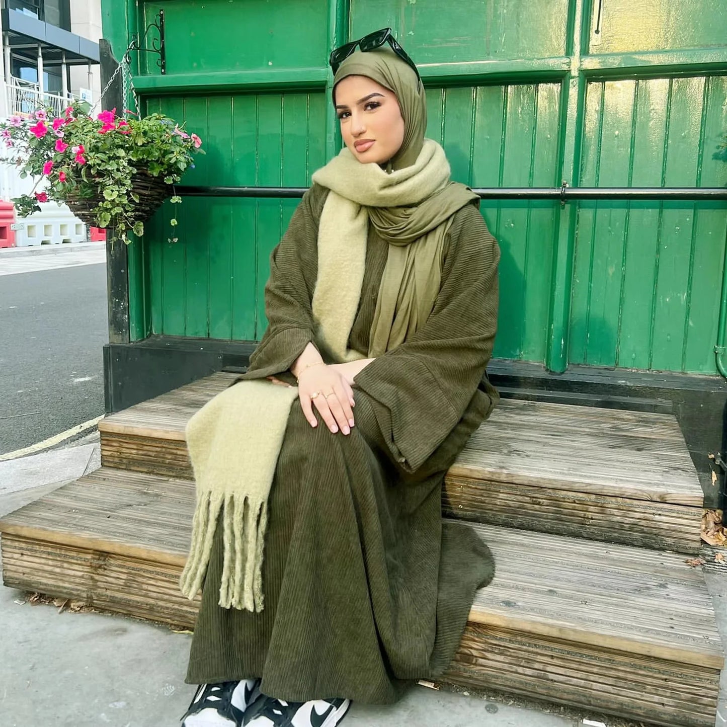 Closed Casual Abayas Corduroy Winter Abaya Eid 2025 Muslim Clothes Borkha For Muslim Women Moroccan Dresses Kaftan Caftan Femme